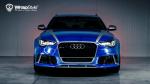 Audi RS6 Avant Joker Blue Chrome by WrapStyle 2014 года
